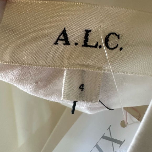 NWT A.L.C. Alexandria Dress in White Size 4 - Picture 8 of 11
